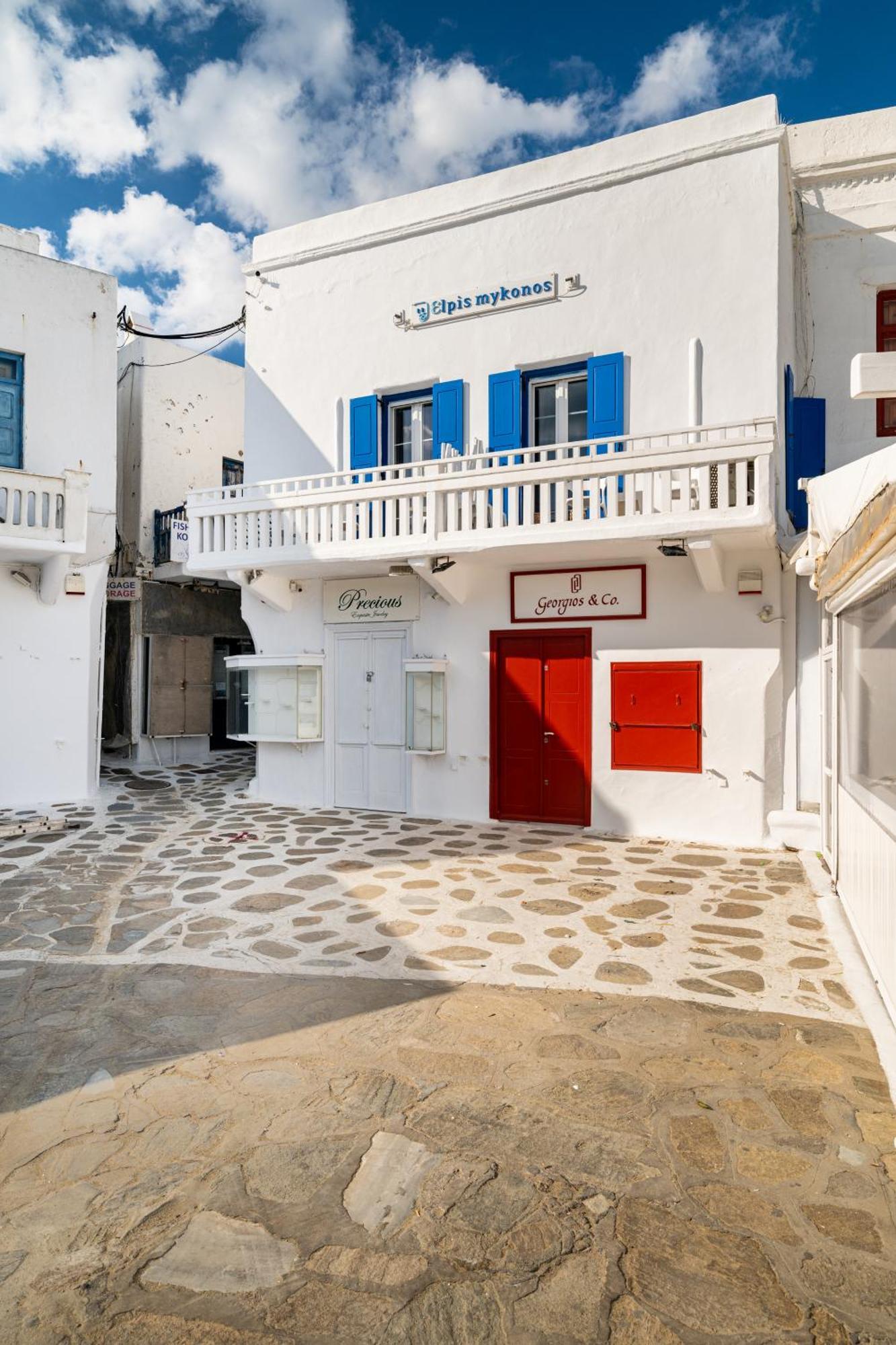 Elpis Mykonos Apartments - Mykonos Town Delos Port Экстерьер фото